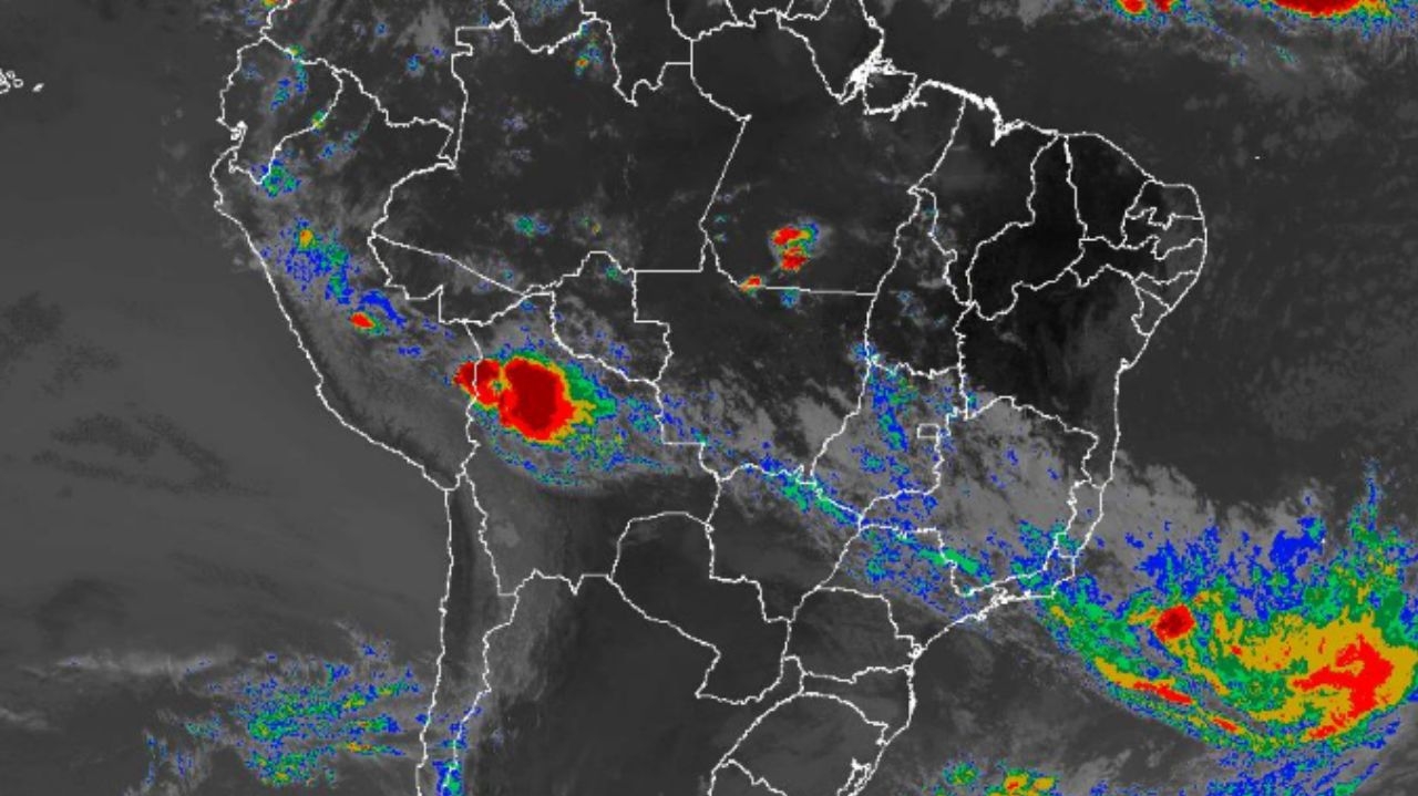 Rio Grande do Sul tem alerta de chuva forte e ventania por formação de ciclone