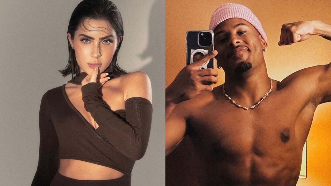 Jade Picon é vista no The Town ao lado de Paulo André