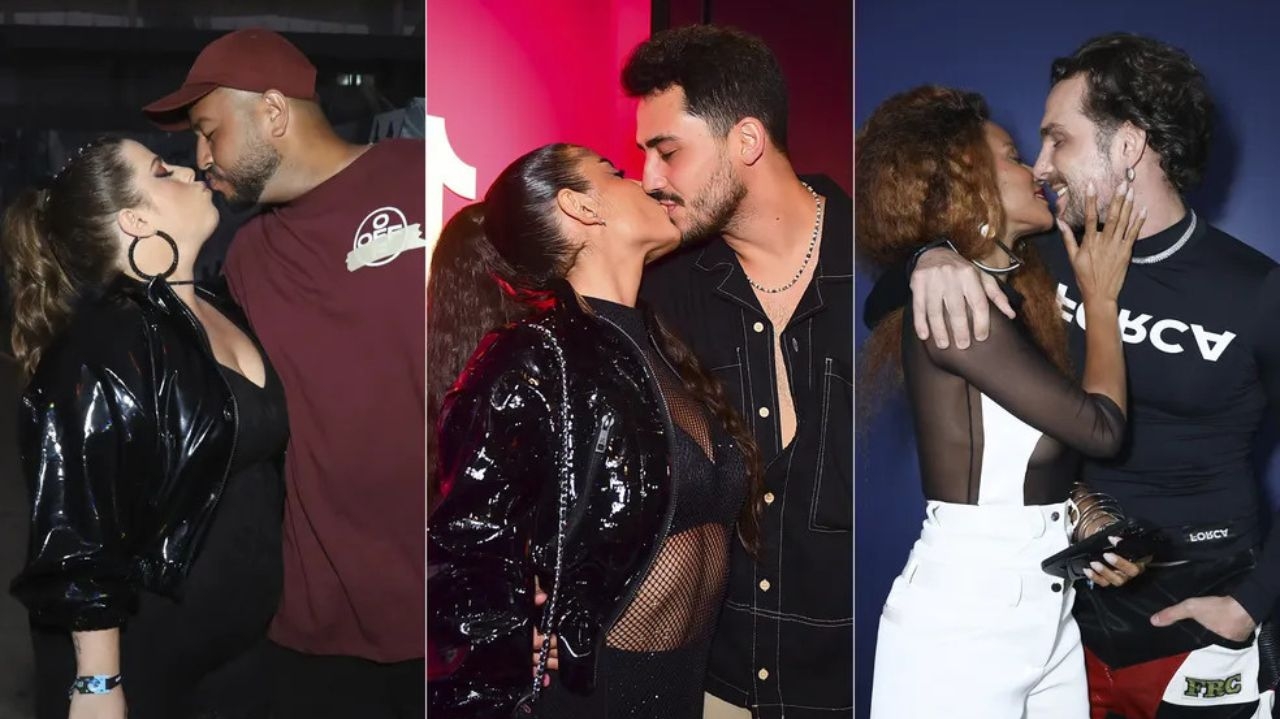 Casais famosos se despedem do The Town em clima de romance