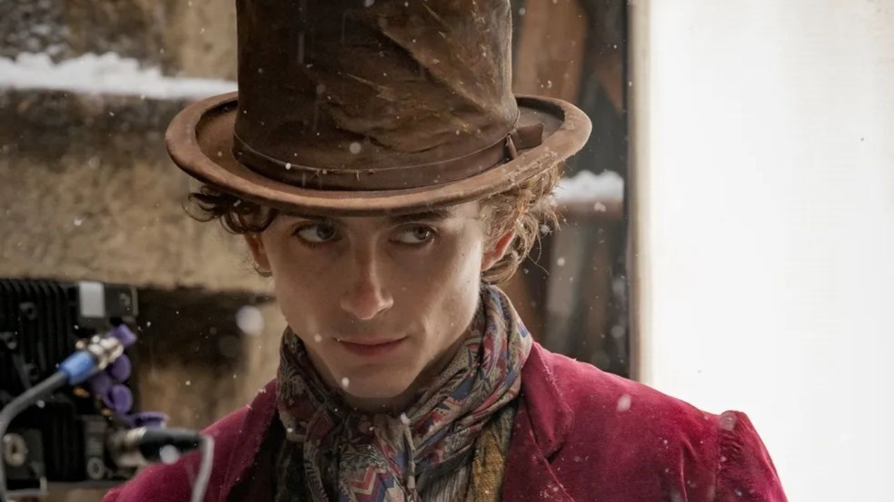 Imagens inéditas de Timothée Chalamet para o filme “Wonka” são divulgadas
