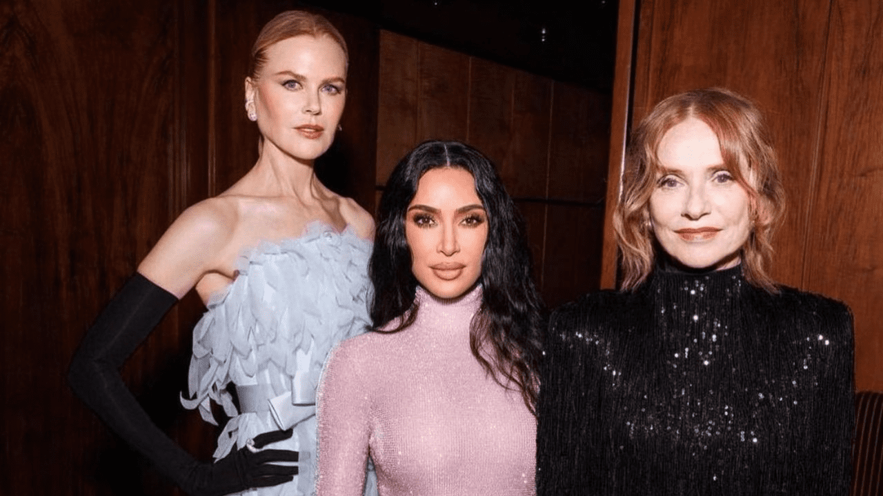 Kim Kardashian, Nicole Kidman e Isabelle Huppert posam em Jantar Kering em NY