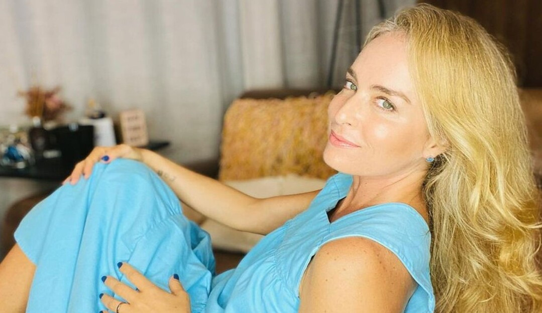 A apresentadora Angélica foi vacinada no Rio de Janeiro contra a Covid-19