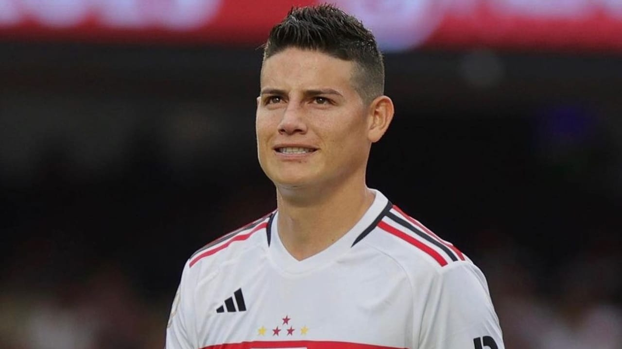 James Rodríguez está triste com derrota após seu primeiro gol pelo São Paulo mas focado na final
