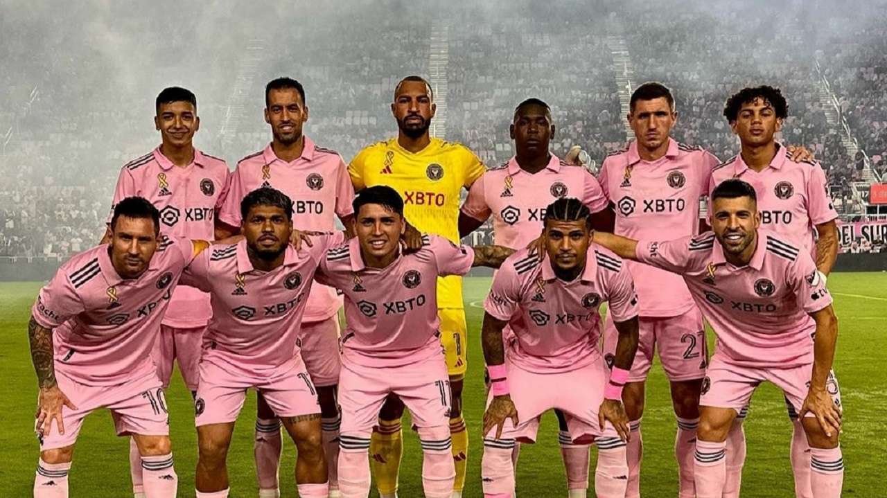 Inter Miami se aflige após substituições de Messi e Alba