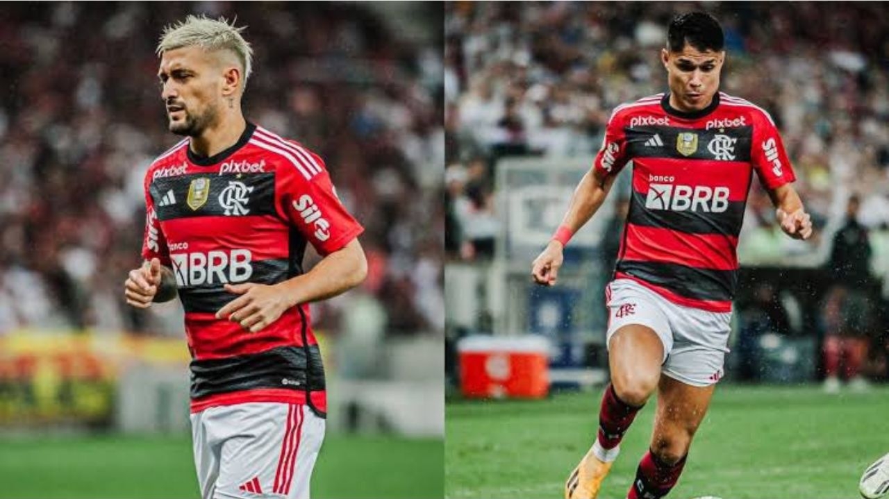 Arrascaeta e Luiz Araújo treinam e estarão disponíveis para final