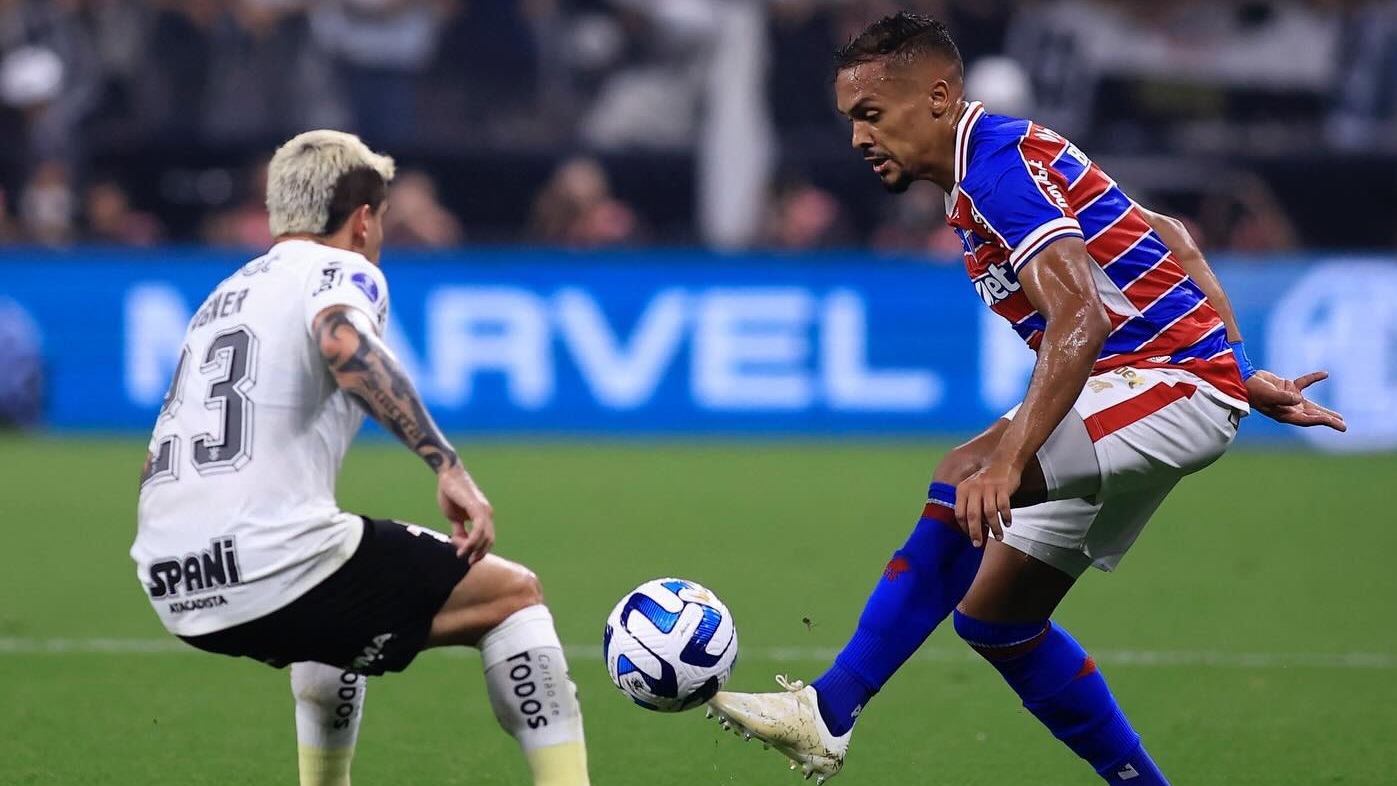 Corinthians e Fortaleza termina em empate por 1 a 1 e decisão fica para a volta no Castelão