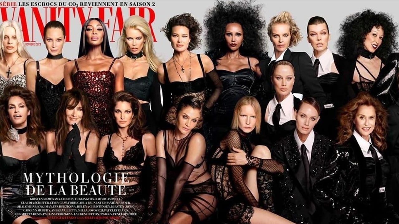 Supermodelos dos anos 80 e 90 estrelam capa da Vanity Fair