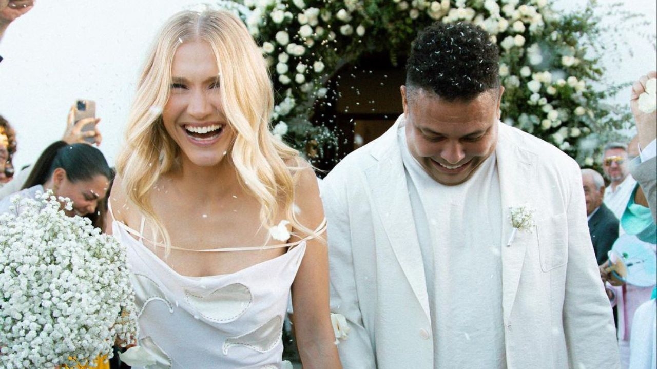 Casamento de luxo: Celina Locks oficializa união com Ronaldo Fenômeno