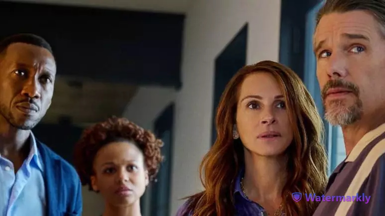 Julia Roberts, Mahershala Ali, e Ethan Hawke brilham em novas fotos de “O Mundo Depois de Nós”