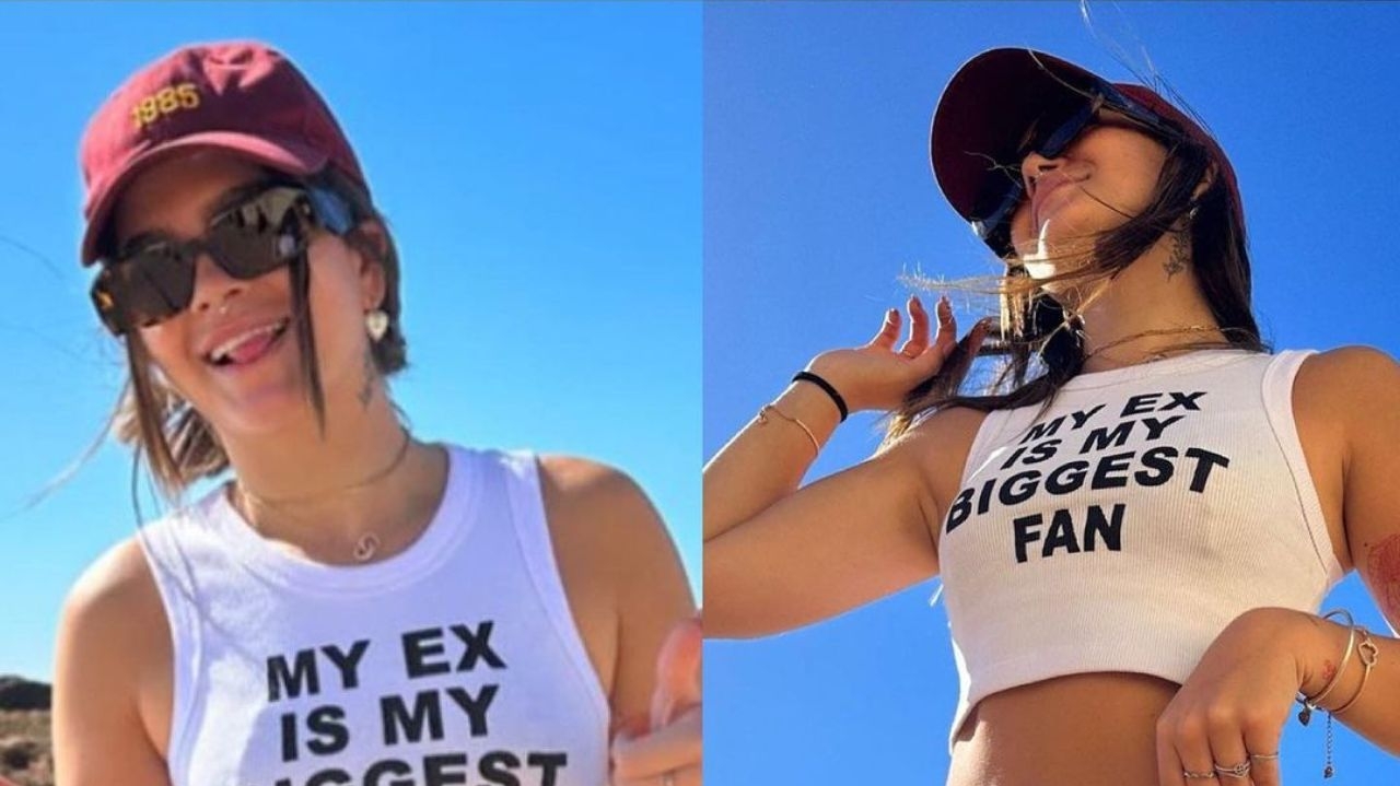 Mel Maia causa polêmica com suposta indireta para ex em camiseta
