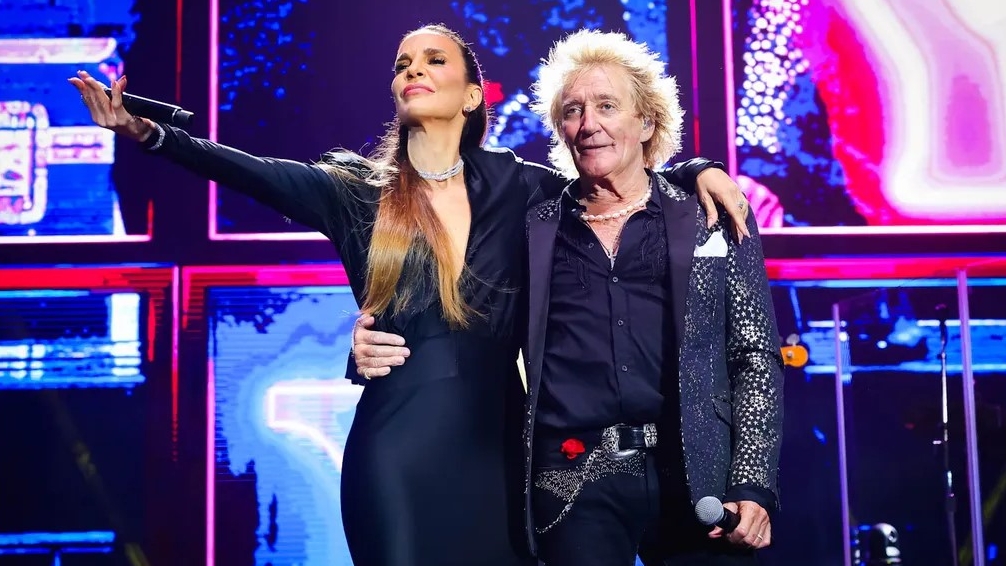 Famosos prestigiam show de Ivete Sangalo e Rod Stewart