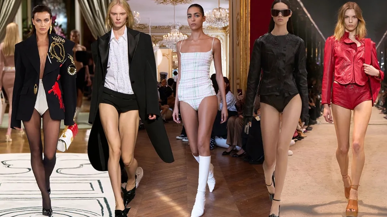 Celebridades apostam em looks “só de calcinha” na semana de moda, Entenda tendência