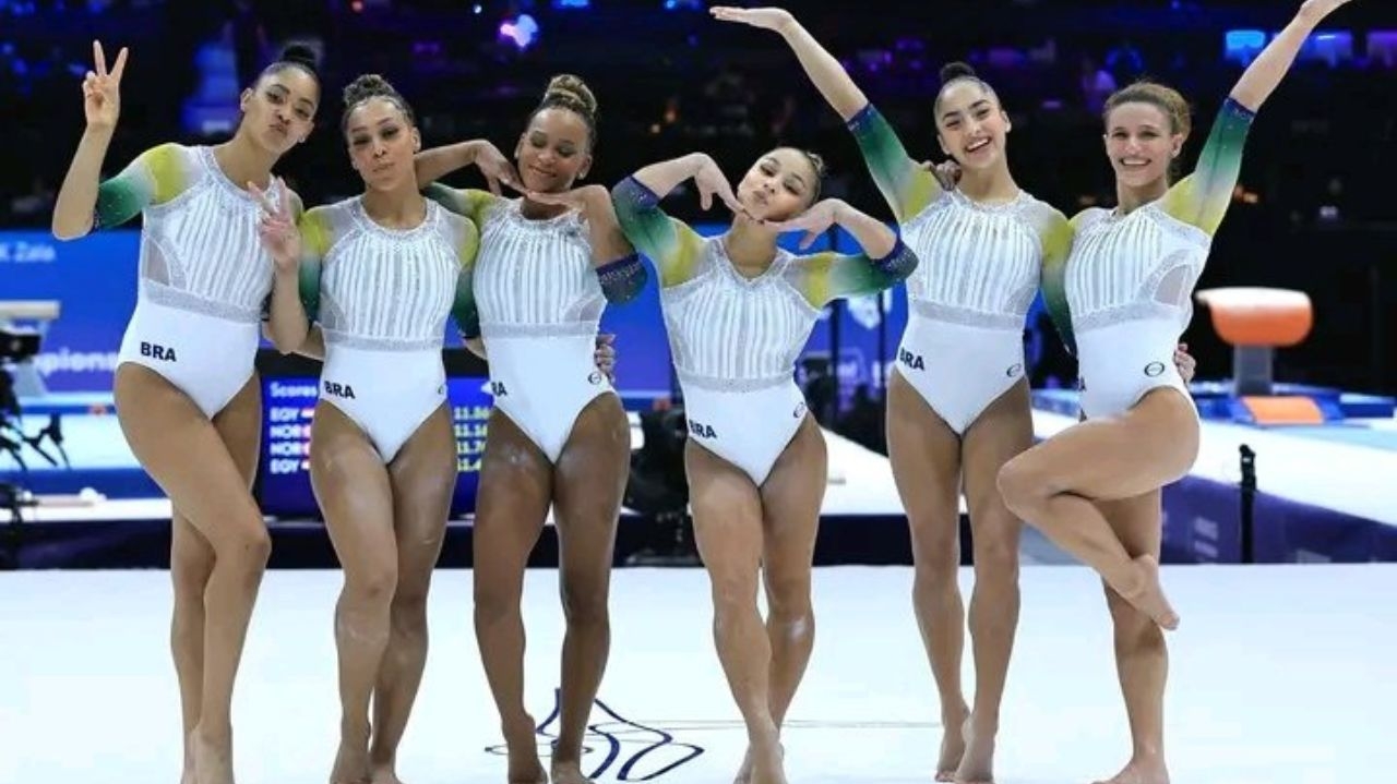Equipe de ginástica brasileira conquista prata inédita no Mundial