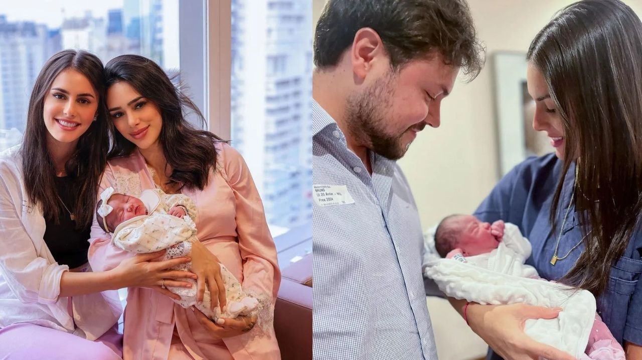 Irmã de Bruna Biancardi conhece filha da influenciadora