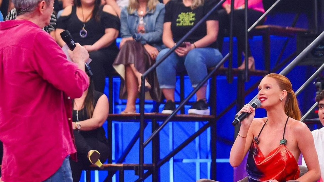 Marina Ruy Barbosa no programa Altas Horas: atriz comenta sobre suas amizades de trabalho