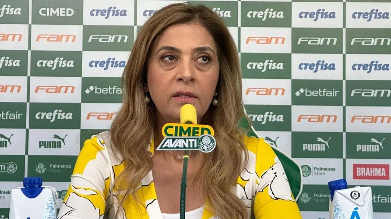 Palmeiras: Leila diz que abrirá concorrência por patrocínio em 2025