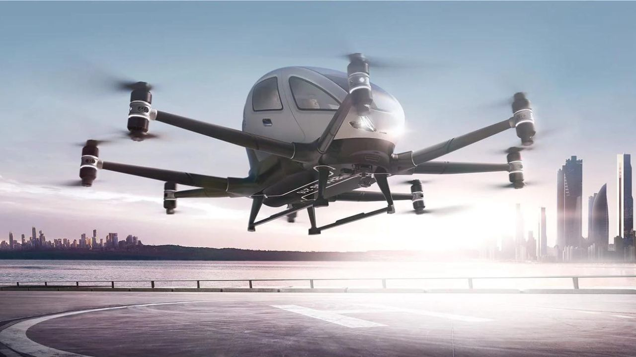 EHang conquista marco histórico: táxis aéreos autônomos recebem aprovação regulatória na China