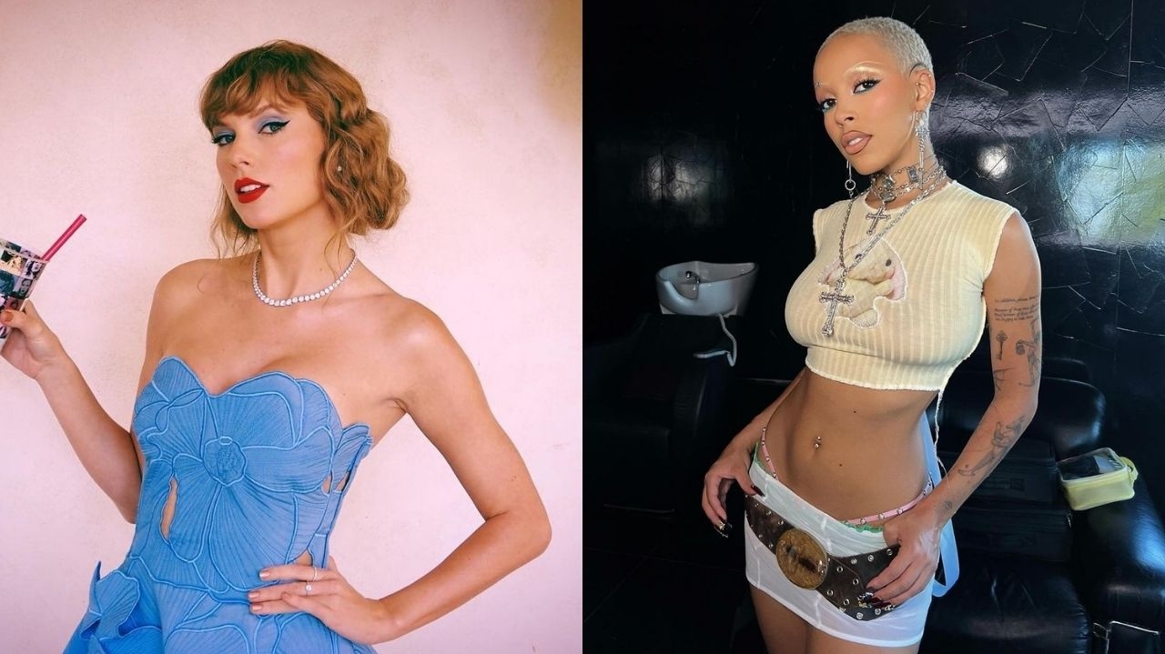Taylor Swift e Doja Cat disputam por primeira posição na Billboard Hot 100