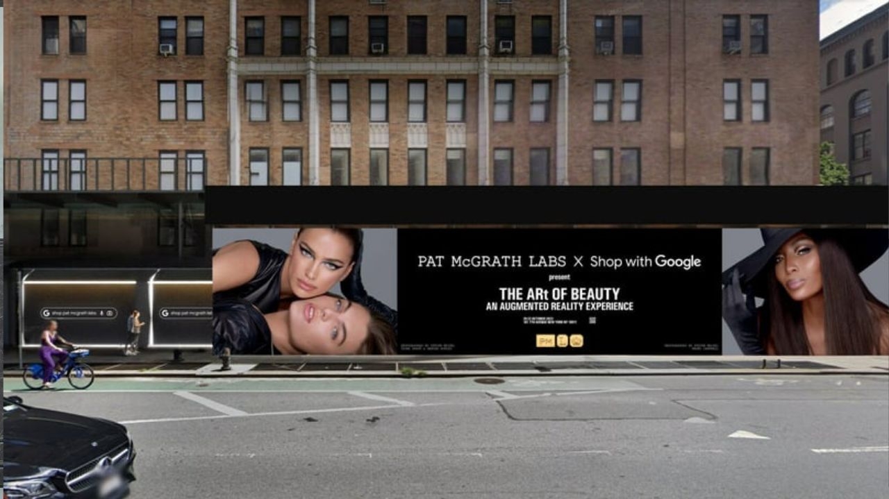Consumidores testam maquiagens Pat McGrath Labs virtualmente em Nova York
