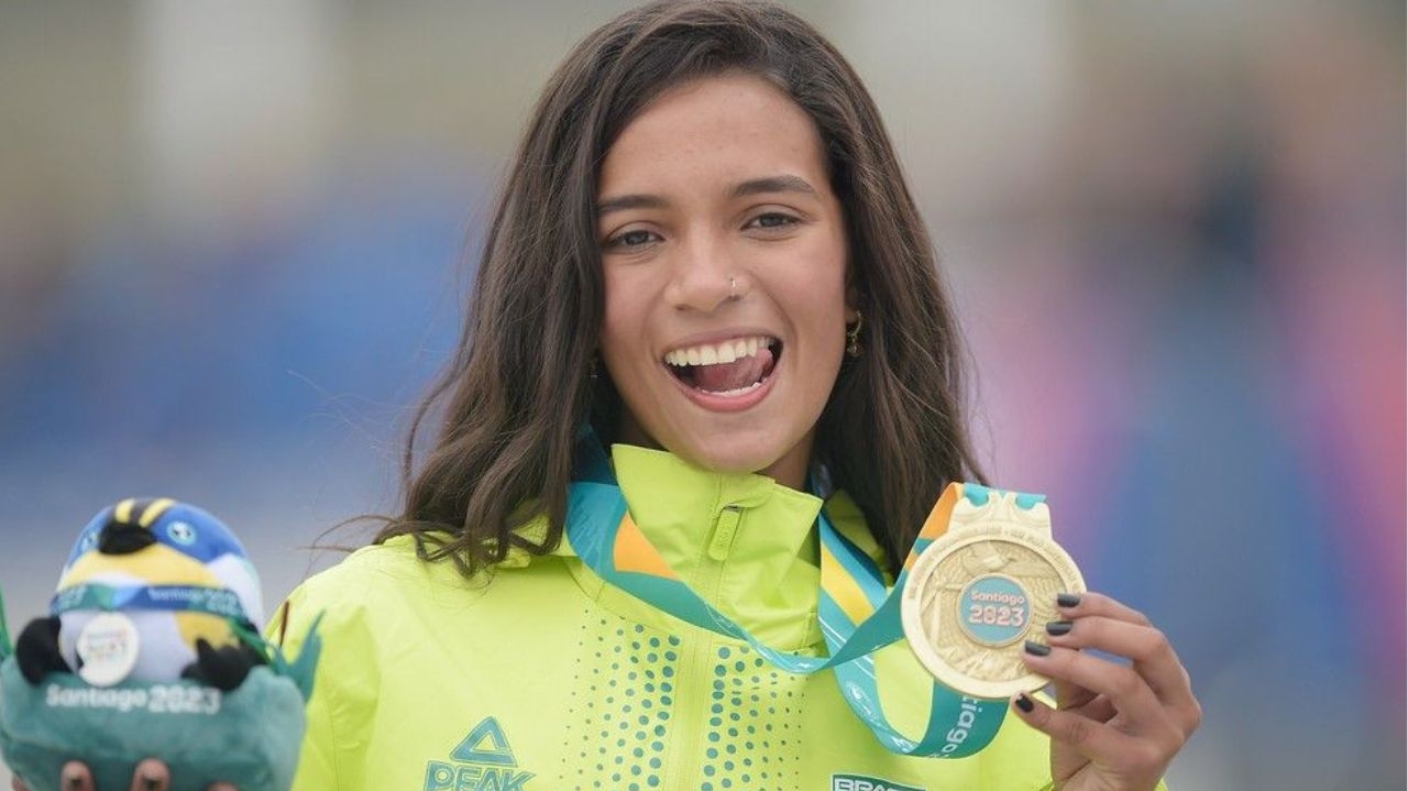 Rayssa Leal conquista 1º ouro do Brasil no Jogos Pan-Americanos