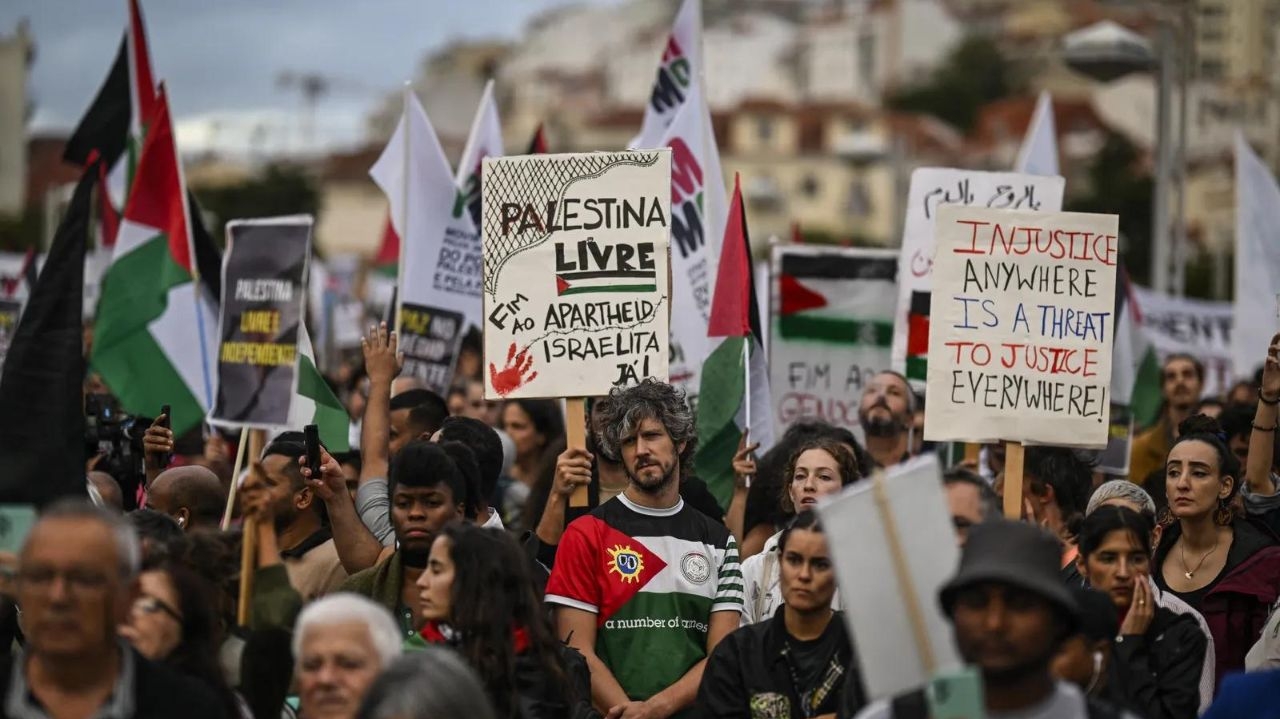 Protestos globais em solidariedade aos palestinos reúnem multidões; confira imagens