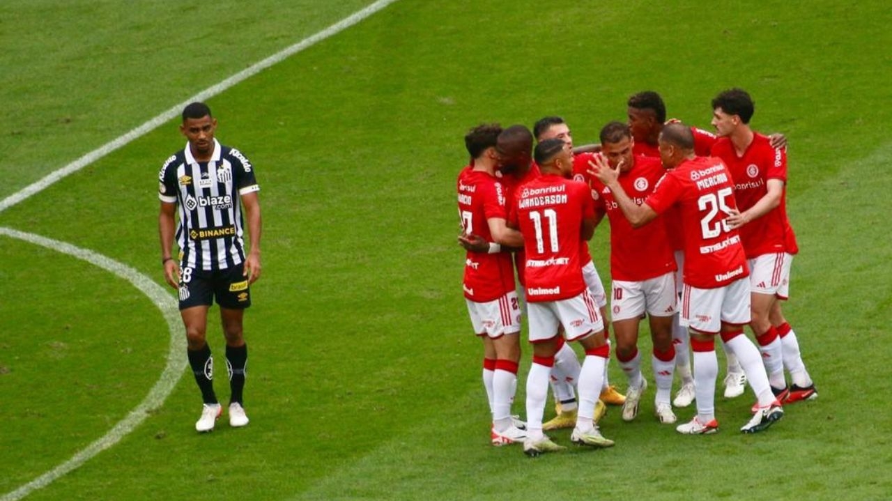 Internacional x Santos se tornou a maior goleada do confronto e do Brasileirão 2023
