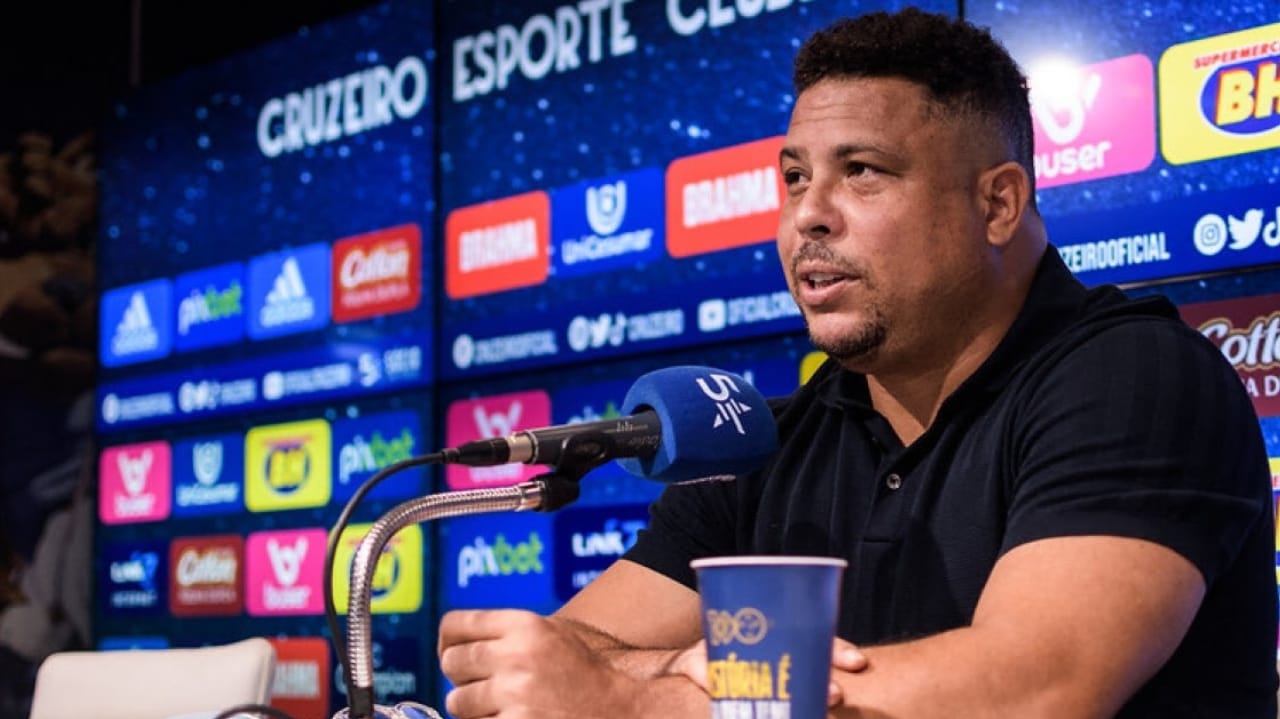 Ronaldo elogia torcida após vitória do Cruzeiro por 3 a 0 sobre o Bahia