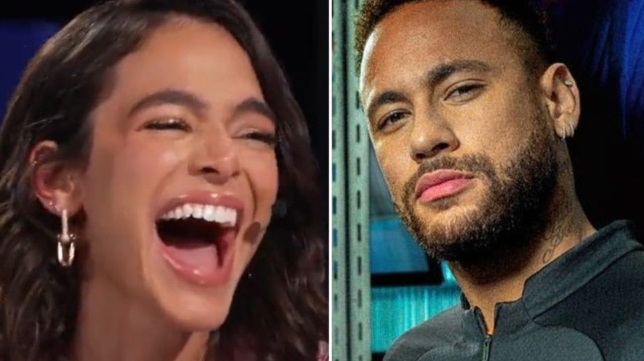 Bruna Marquezine tem crise de riso e internautas associa o motivo a Neymar