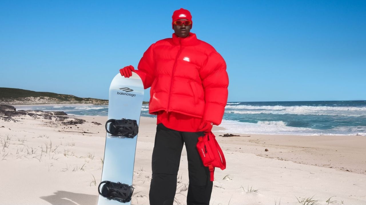 Balenciaga divulga sua nova coleção Skiwear
