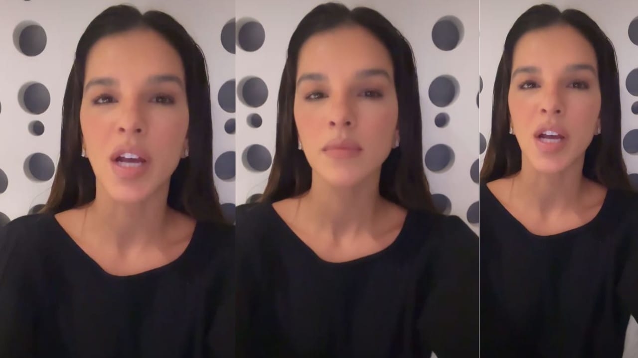 Mariana Rios, abalada, comenta sobre o assalto que ocorreu em sua casa