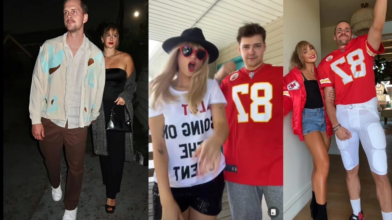 Fantasia de Taylor Swift e Travis Kelce é uma febre no Halloween de 2023