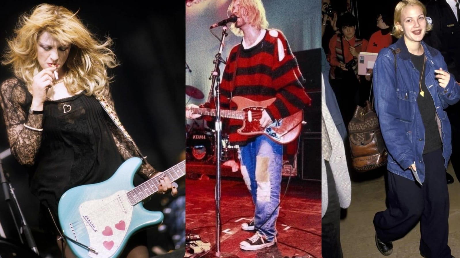 Grunge impacta a moda e as celebridades dos anos 90