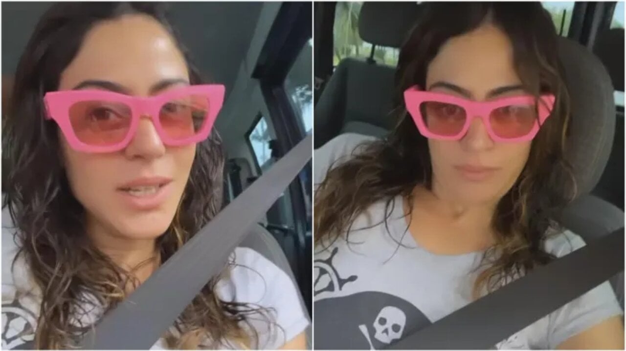 Carol Castro retorna ao trabalho após acidente no set de filmagens