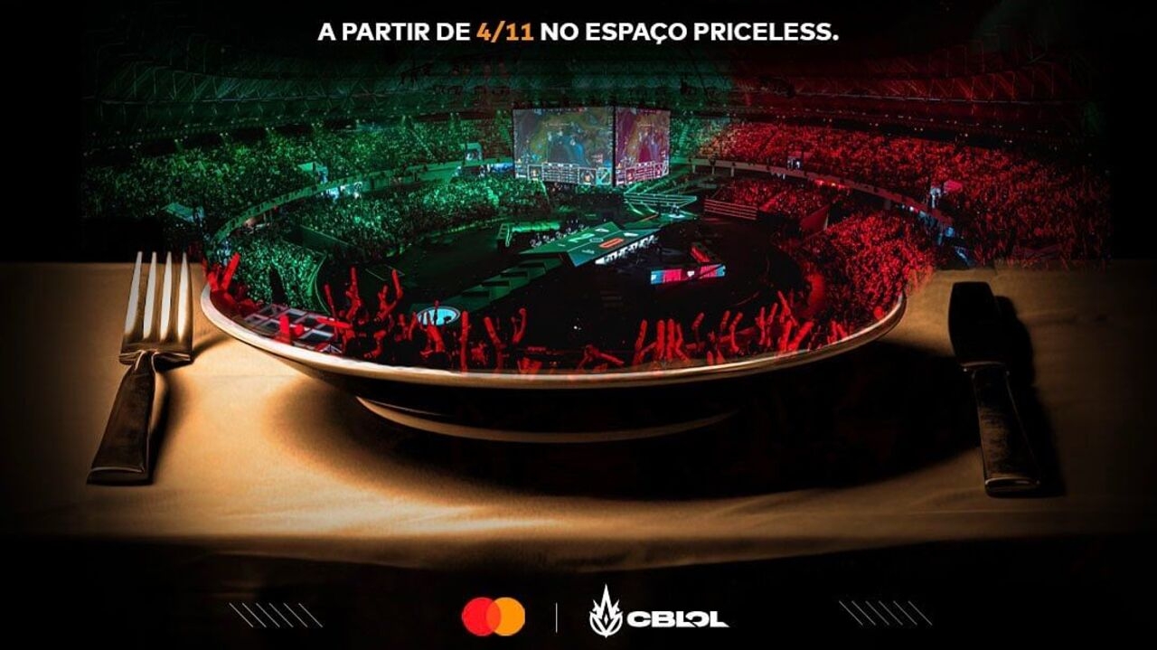 Mastercard promove CBLOL com experiência gastronômica de League of Legends