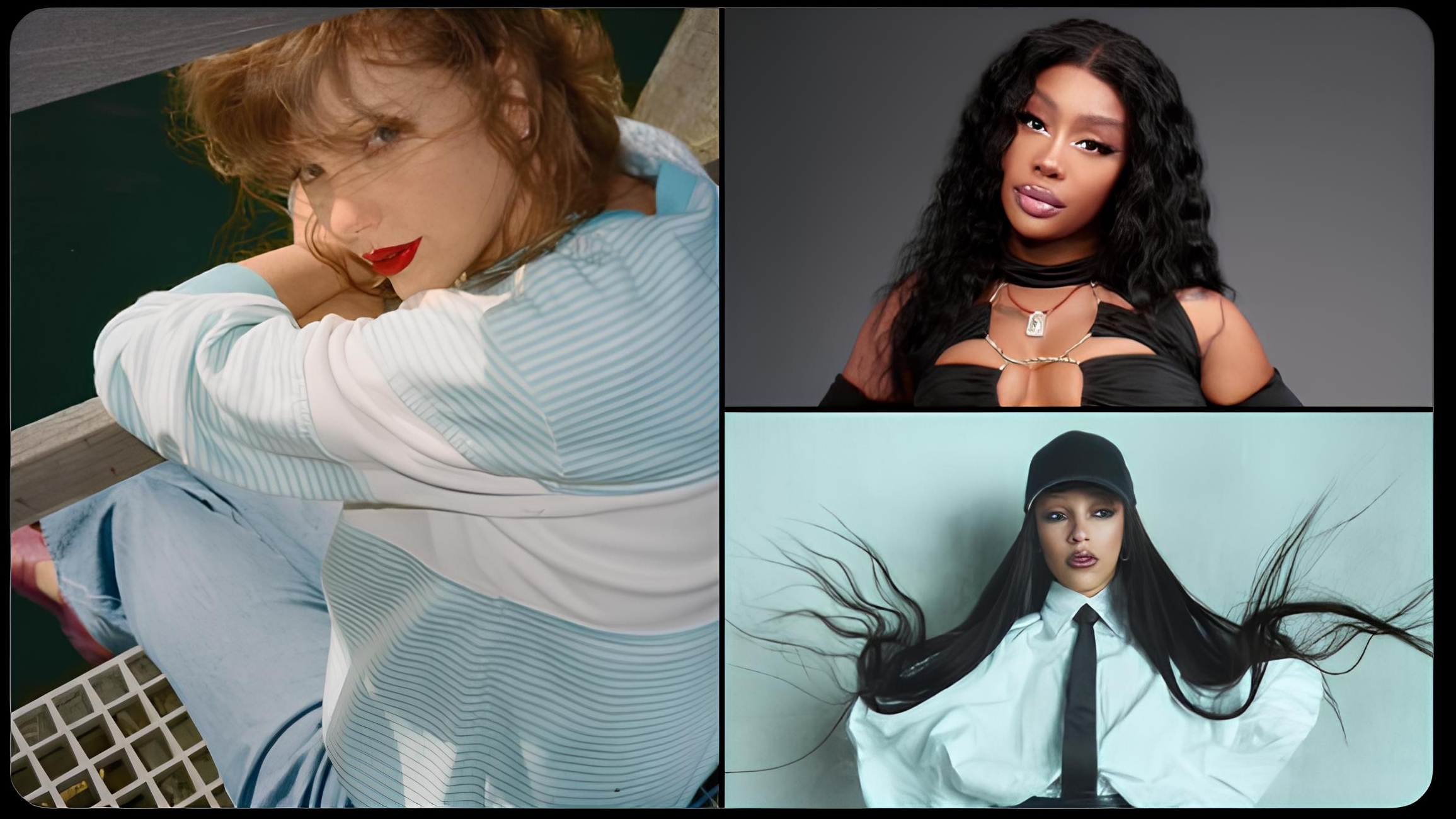 Top 10 da lista Hot 100 da Billboard está todo feminino, com Taylor Swift liderando as posições