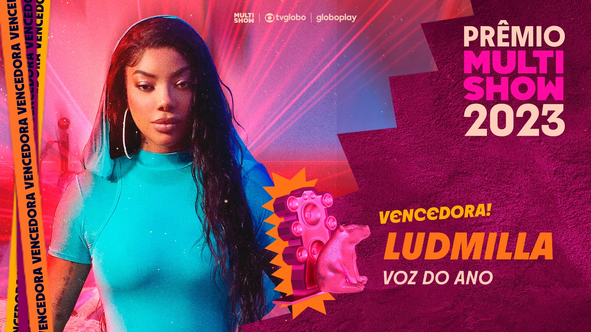 Prêmio Multishow: Ludmilla vence a categoria Voz do Ano