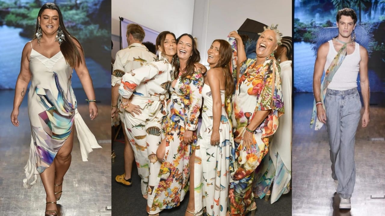 Desfile da The Paradise traz diversidade e felicidade para o SPFW
