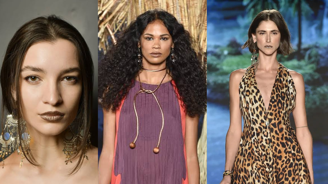 Lábios metalizados são nova tendência no SPFW N56