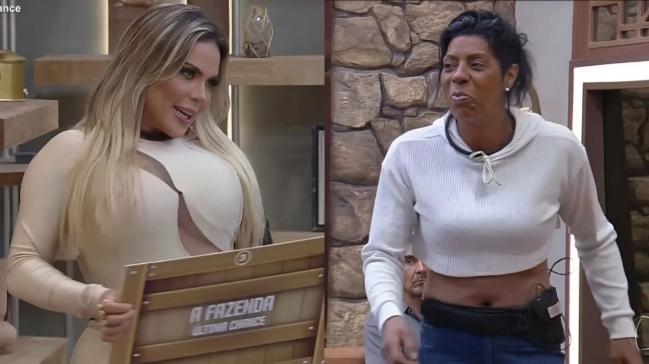 A Fazenda 15: Kally e Márcia protagonizam discussão em dinâmica