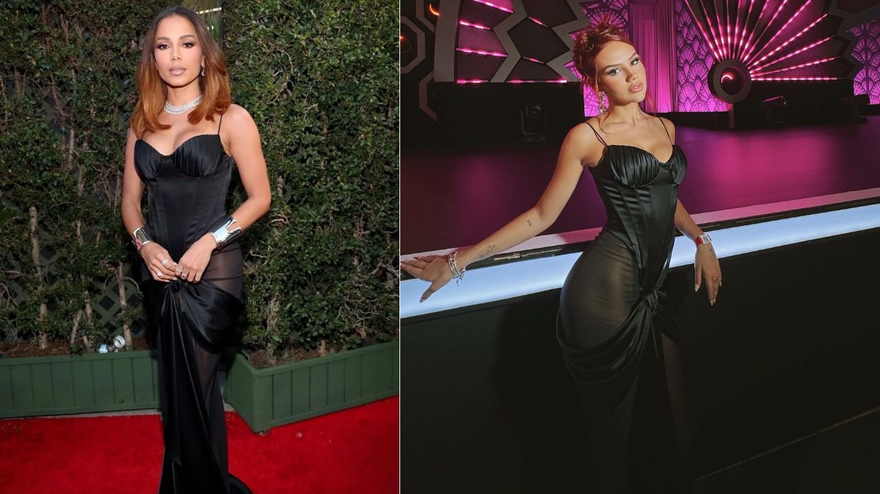 Com vestido usado por Anitta, Vivi Wanderley arrasa em Grammy Latino