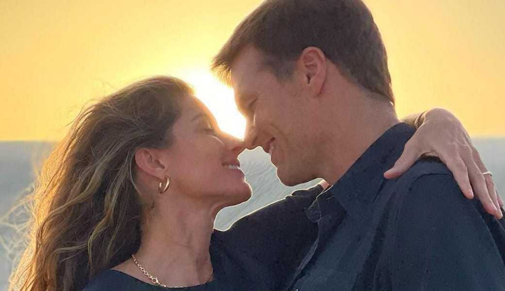 Tom Brad parabeniza Gisele Bündchen com post romântico