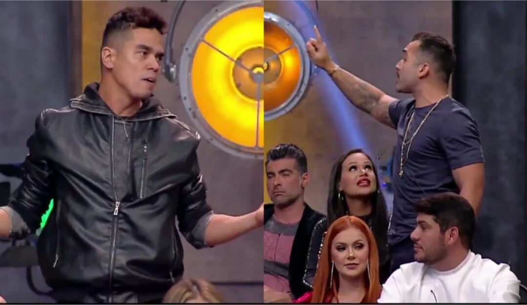 Fábio e Jonathan discutem ao vivo em “Power Couple Brasil”