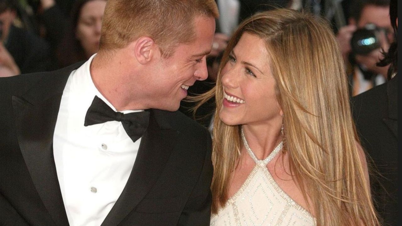 Jennifer Aniston se encontra com seu ex-marido, Brad Pitt após post polêmico do filho