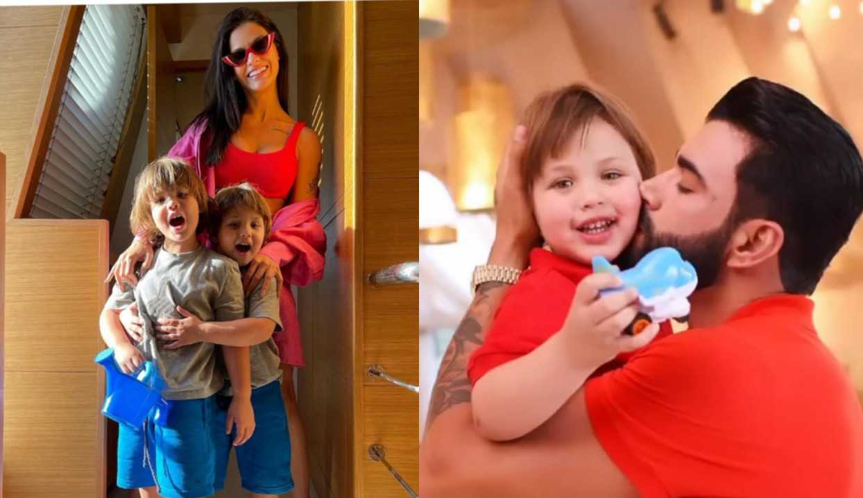 Andressa Suita e Gusttavo Lima comemoram aniversário do filho mais novo