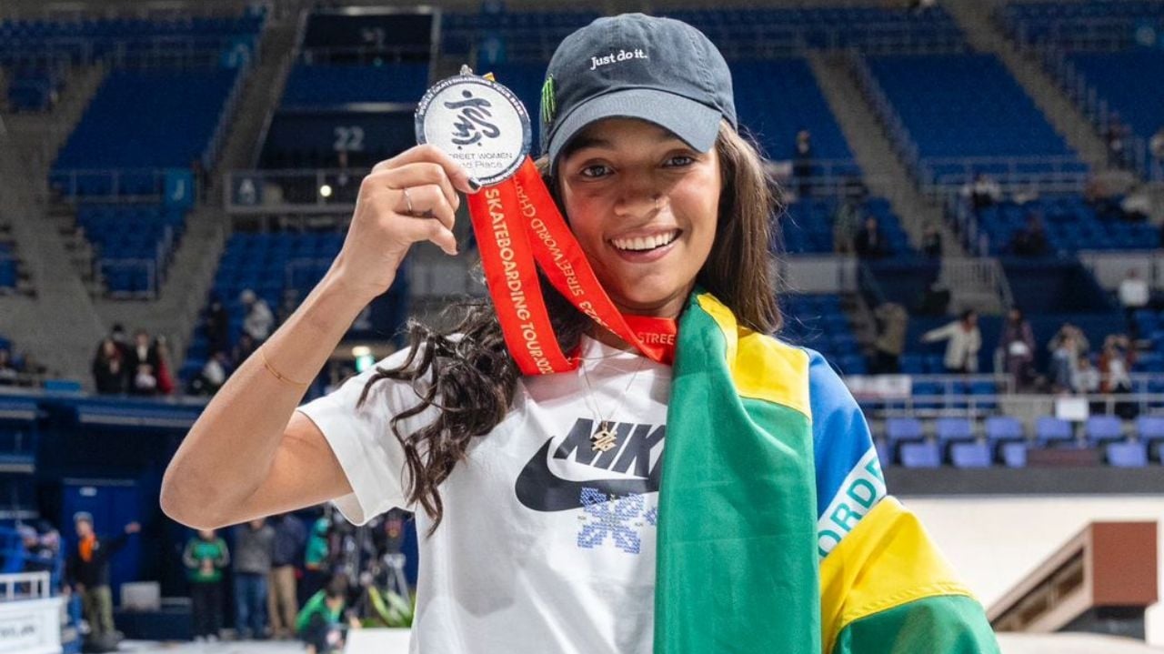 Rayssa Leal é prata no Mundial de Skate Street em Tóquio