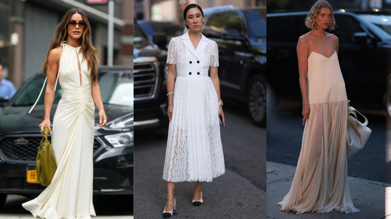 Confira looks inspirados em vestido branco para o Réveillon