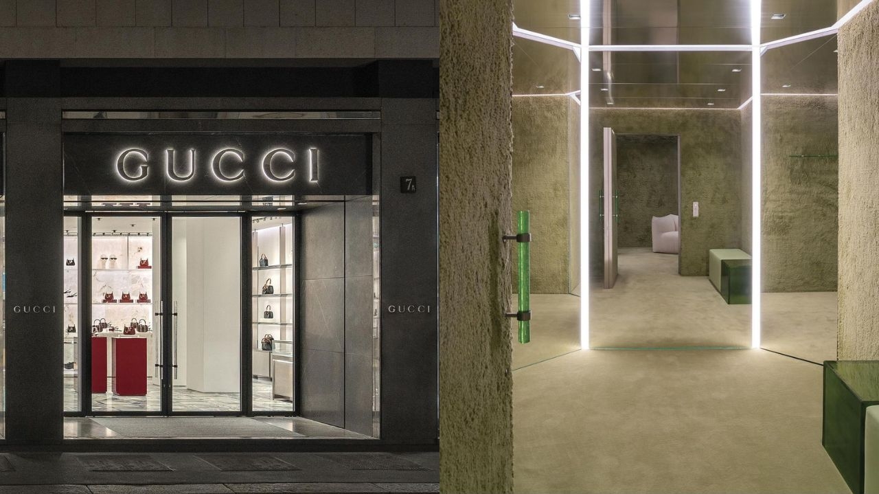Gucci reabre loja histórica da Via Monte Napoleone em Milão