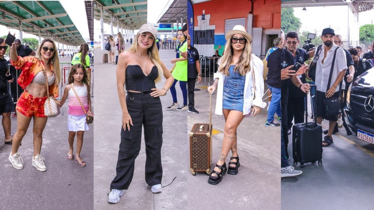 Famosos embarcam em cruzeiro de Neymar