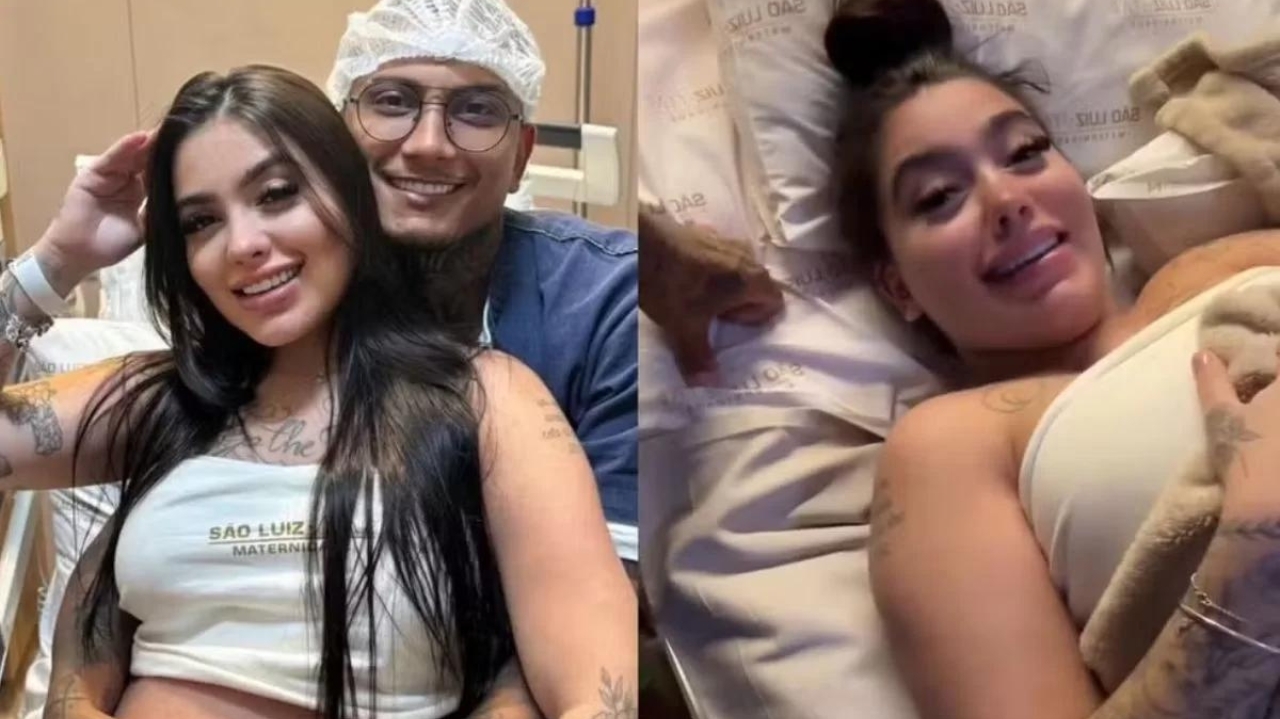 Filha de MC Mirella e Dynho Alves tem a primeira foto divulgada no Instagram