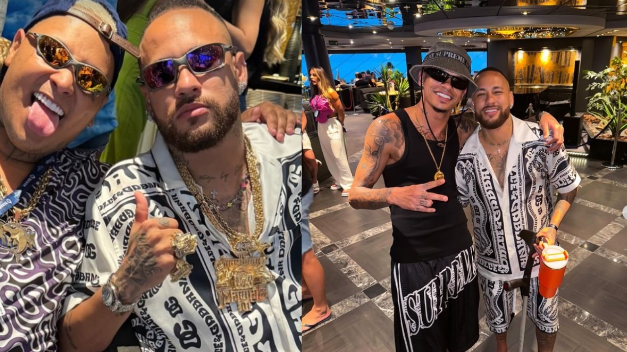 Celebridades aproveitam primeira festa no cruzeiro de Neymar